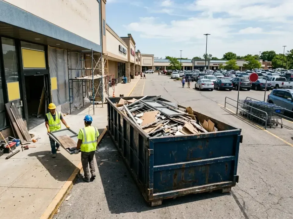 retail-store-renovation-debris-003 — frequently asked questions, Roll-off Dumpster Rentals in Glenview, IL